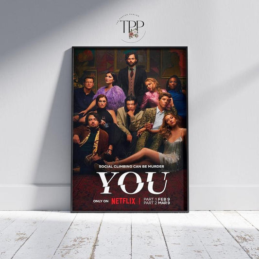 You TV Series Poster, Netflix Show Wall Art, High Quality Print, Joe Goldberg Fan Gift