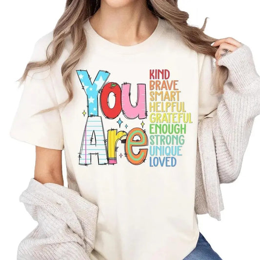 You are kind Shirt, Back to school Sweatshirt, Back to school Tee, Teacher Shirt, Teacher appreciation Tee, Retro Teacher Tshirt, Kindergarteen Teacher