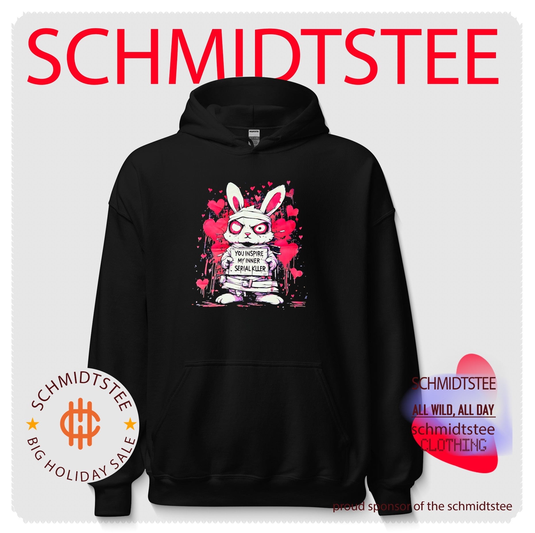 You inspre my inner serial killer graphic bunny shirt