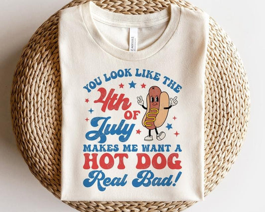 You look like the 4th of July makes me want a hot dog real bad,4th of July