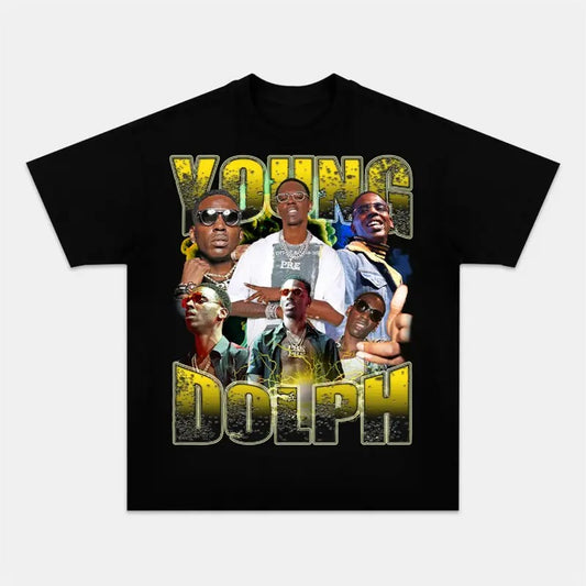 Young Dolph Rap Tee Jumbo Print Shirt, Hip Hop Legend Graphic
