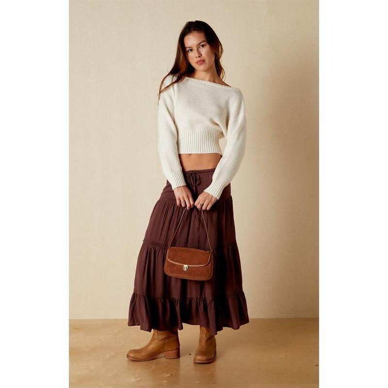 Your Favorite Women's Cosette Ribbed Off-The-Shoulder Sweater T-Shirts, Hoodie, Sweatshirt | PureTeeCo.com