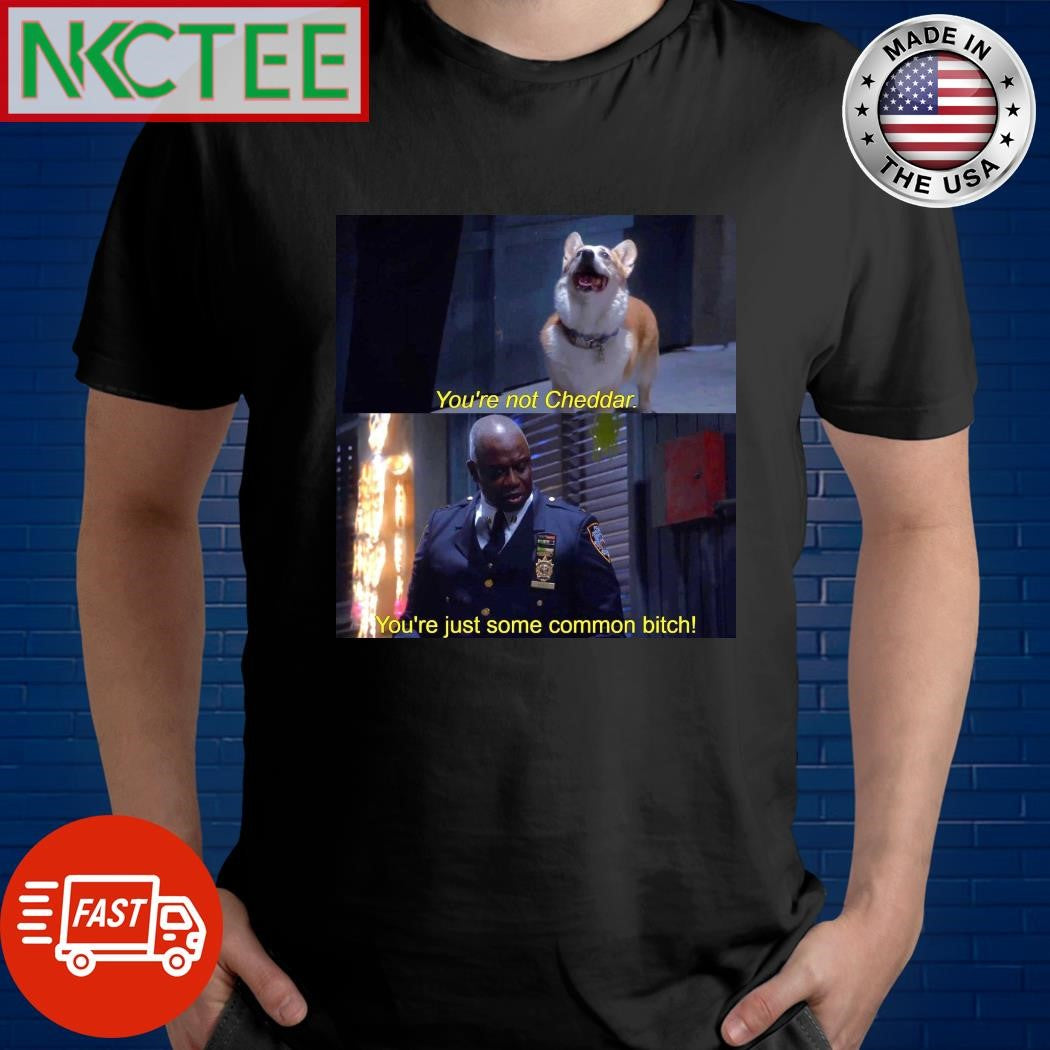 You’re not Cheddar You’re just some common bitch dog shirt