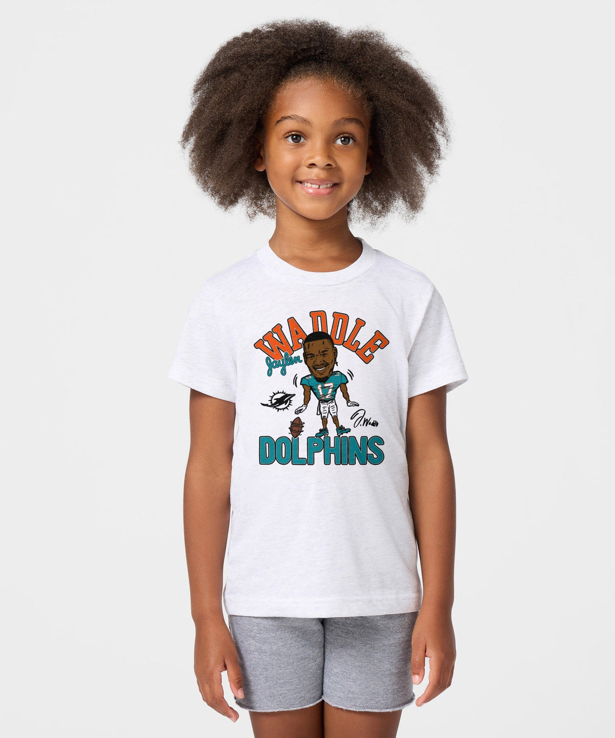 Youth Dolphins Jaylen Waddle Signature