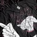 Yuji Itadori T-shirt Todo Jujutsu Kaisen Gojo Horror Anime Black Shirt All Size style 02 Hoodie, Sweatshirt | PureTeeCo.com