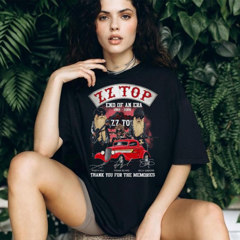 ZZ Top Band End Of An Era 1969 To 2026 Signatures Farewell Shirt