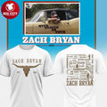 Zach Bryan Texas Longhorns With Heaven On Tour 2026 Celebrate Two Sided Shirt