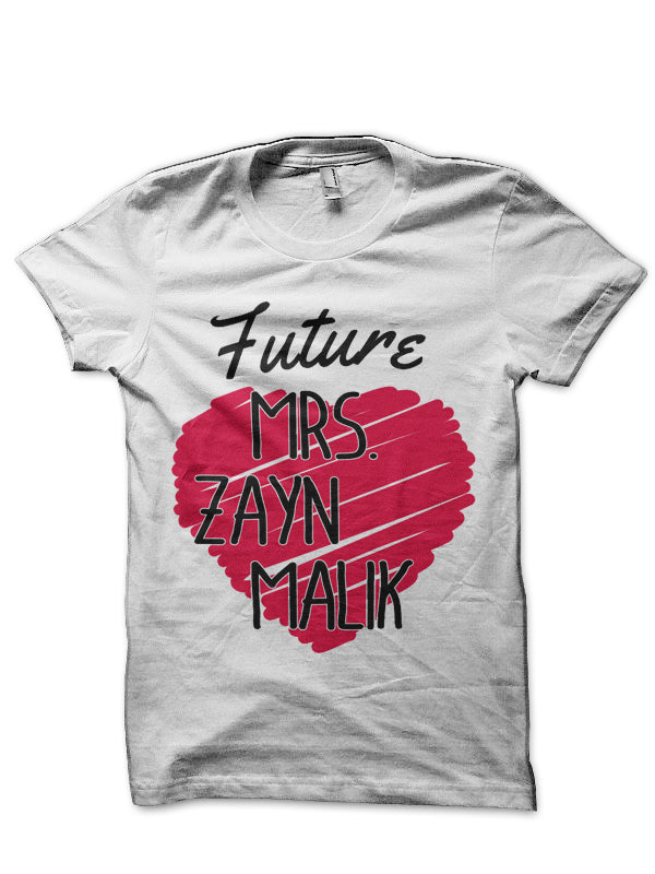 One Direction Future Mrs Zayn Malik Love Heart T-Shirt Hoodie, Sweatshirt | PureTeeCo.com
