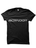 ABCDEFUCKOFF Black T-Shirt Hoodie, Sweatshirt | PureTeeCo.com