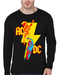 AC DC Full Sleeve Black T-Shirt Hoodie, Sweatshirt | PureTeeCo.com