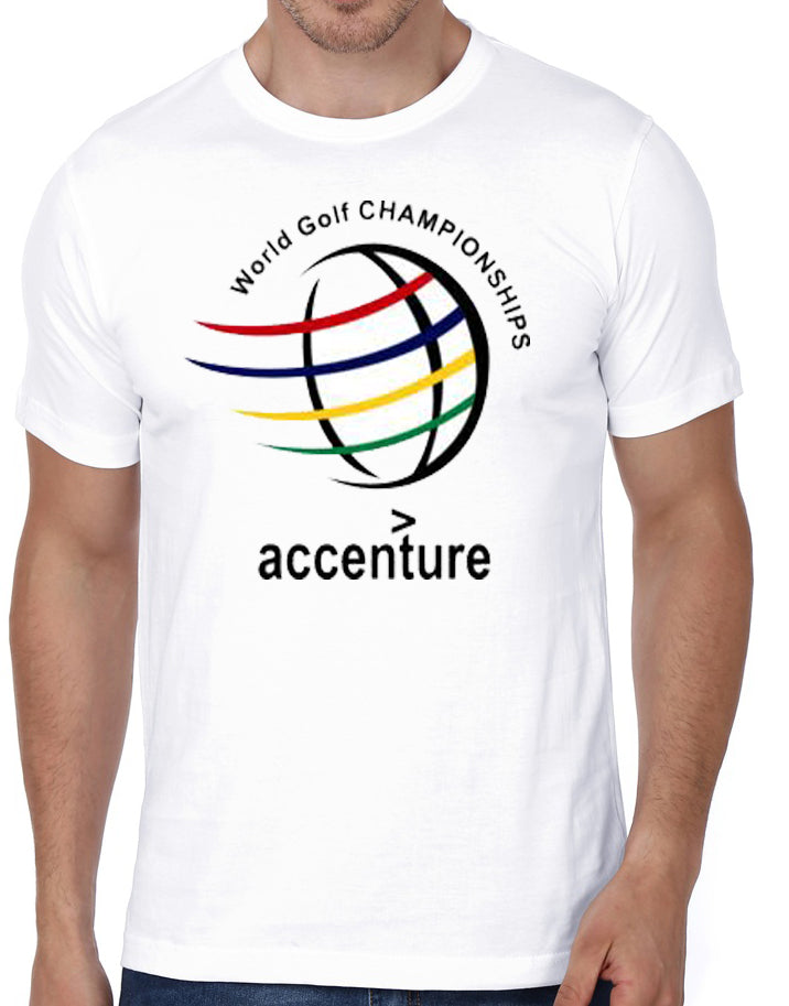 Accenture Half Sleeve White T-Shirt Hoodie, Sweatshirt | PureTeeCo.com