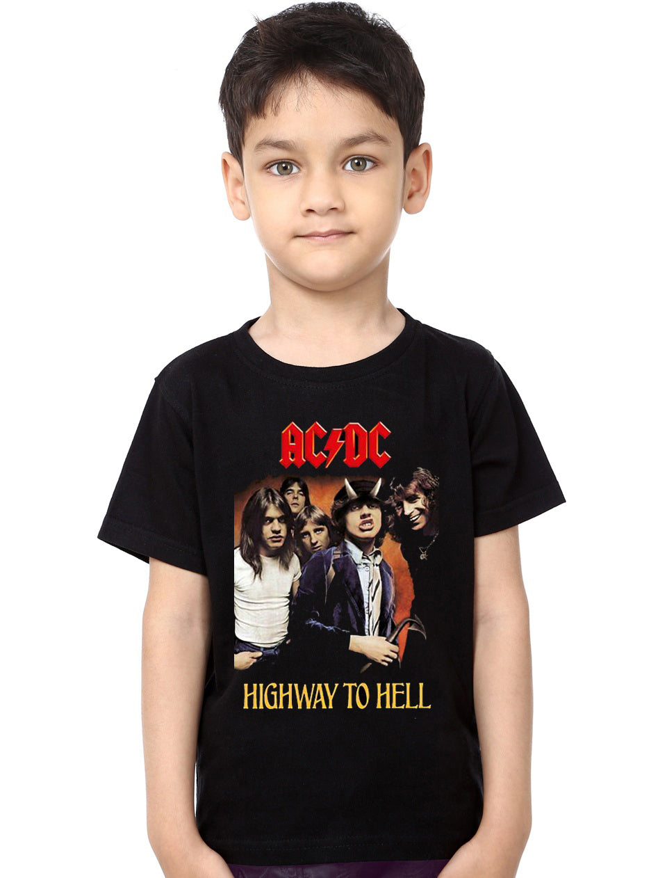 AC DC Rock Band Kids Black T-Shirt Hoodie, Sweatshirt | PureTeeCo.com
