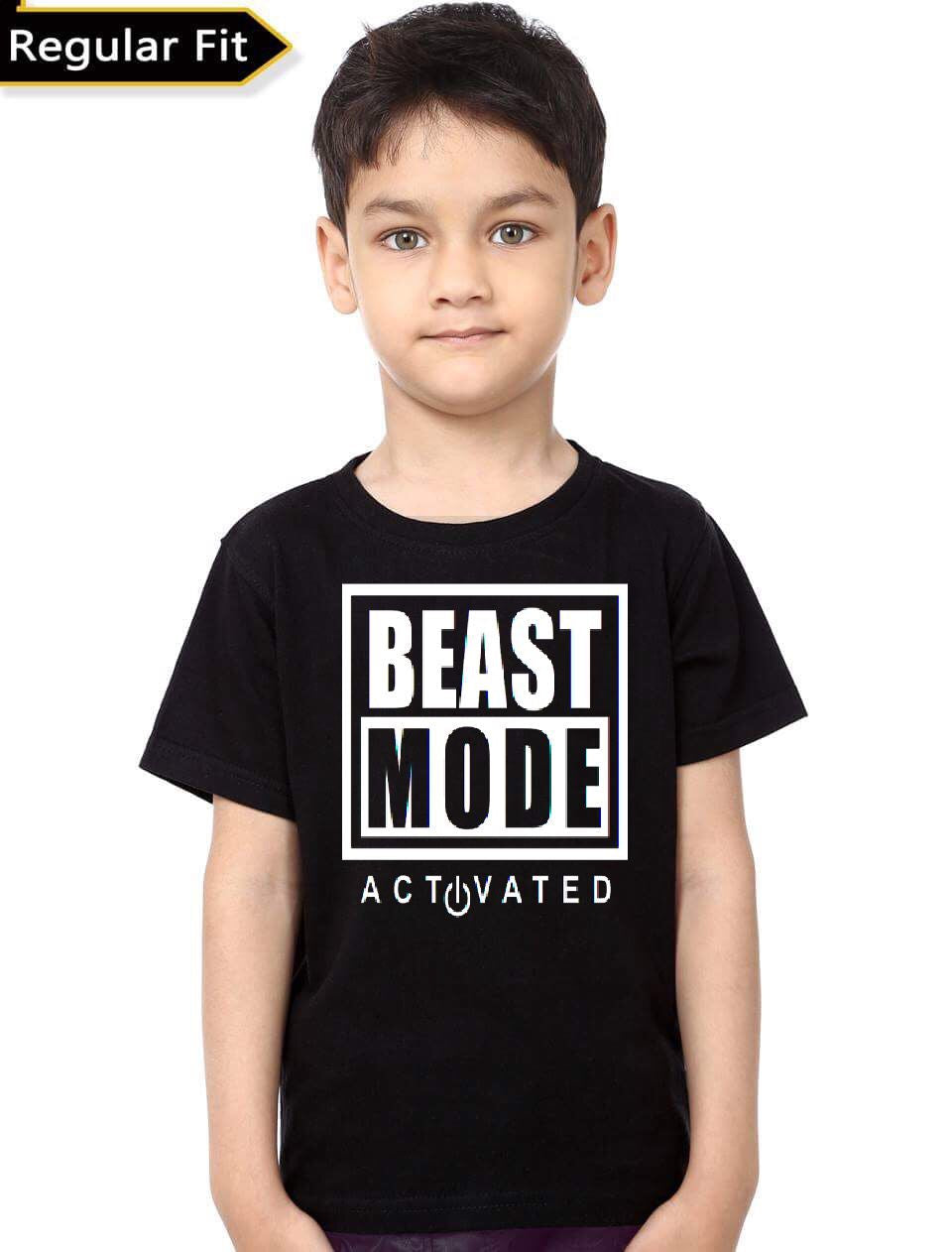 Beast Mode Kids Black T-Shirt Hoodie, Sweatshirt | PureTeeCo.com