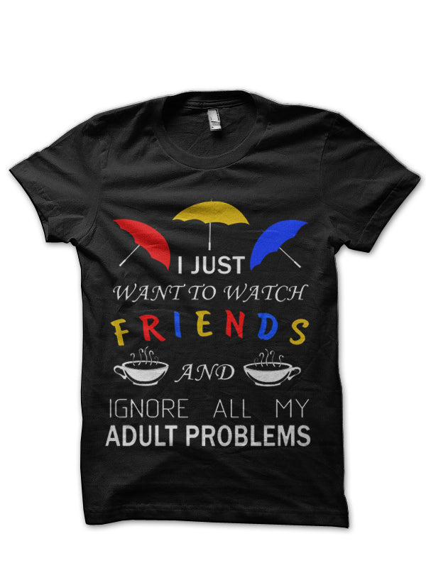 House Chandler Bing Black T-Shirt Hoodie, Sweatshirt | PureTeeCo.com