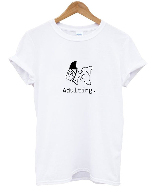 adulting t-shirt Hoodie, Sweatshirt | PureTeeCo.com