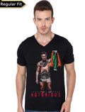 Conor McGregor V-Neck Black T-Shirt Hoodie, Sweatshirt | PureTeeCo.com
