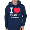 I Love Prague Black Hoodie T-Shirts, Sweatshirt | PureTeeCo.com