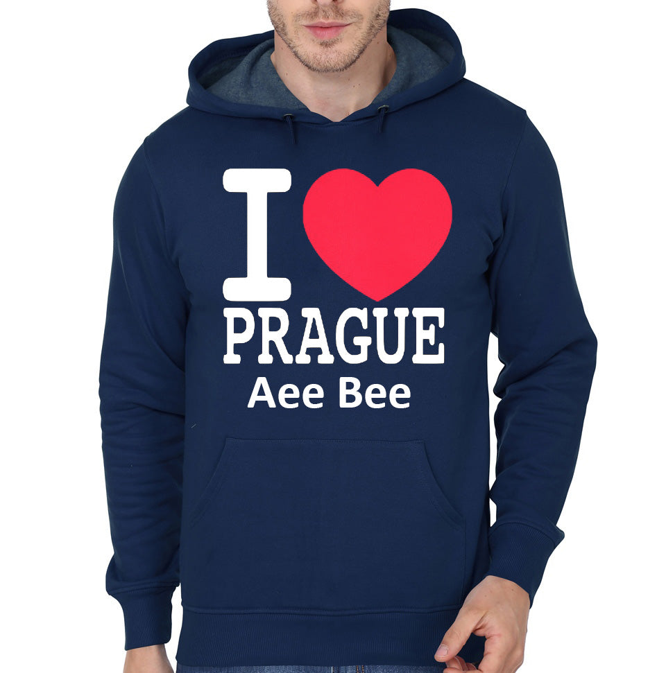 I Love Prague Black Hoodie T-Shirts, Sweatshirt | PureTeeCo.com