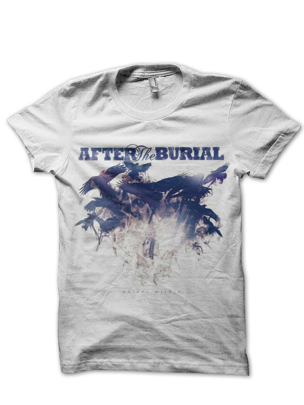 After The Burial White T-Shirt Hoodie, Sweatshirt | PureTeeCo.com