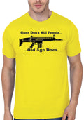 Guns Donâ€™t Kill People, Old Age Does T-Shirt Hoodie, Sweatshirt | PureTeeCo.com