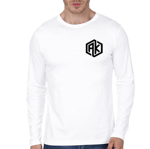 Ak White Full Sleeve T-Shirt Hoodie, Sweatshirt | PureTeeCo.com