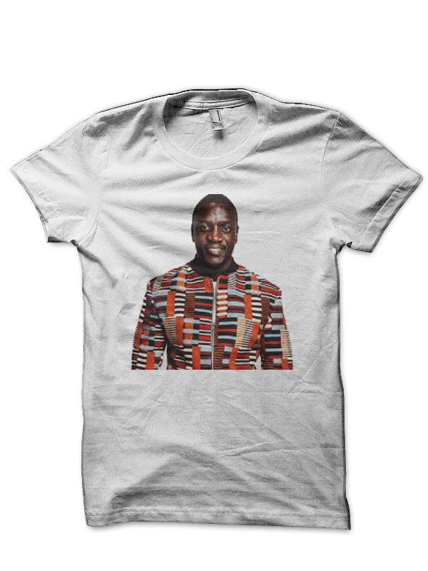 Akon White T-Shirt Style002 Hoodie, Sweatshirt | PureTeeCo.com
