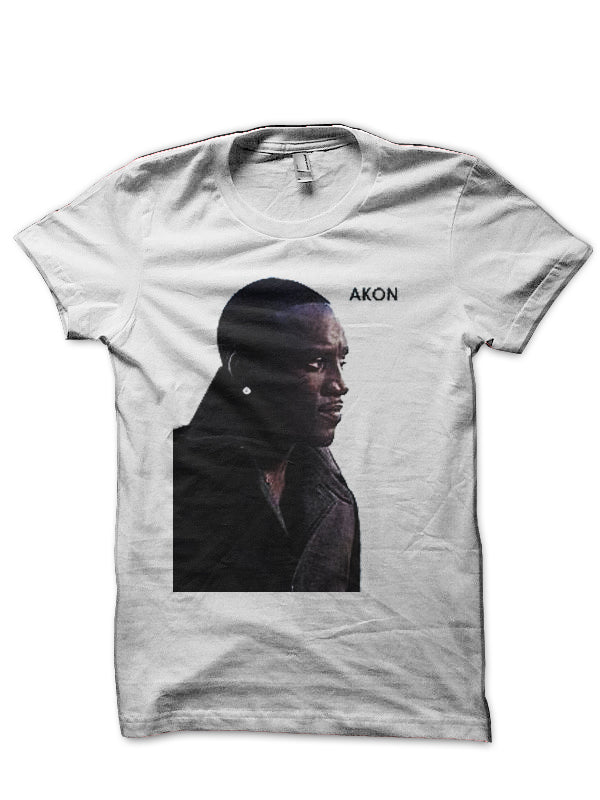 Akon White T-Shirt Style001 Hoodie, Sweatshirt | PureTeeCo.com