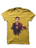 Scarface Half Sleeve Yellow T-Shirt Hoodie, Sweatshirt | PureTeeCo.com
