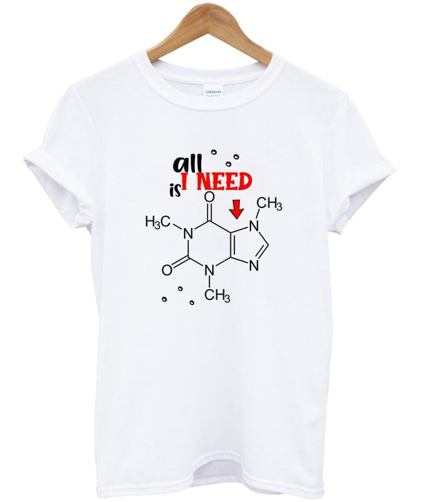 all i need is caffeine chemical t-shirt Hoodie, Sweatshirt | PureTeeCo.com