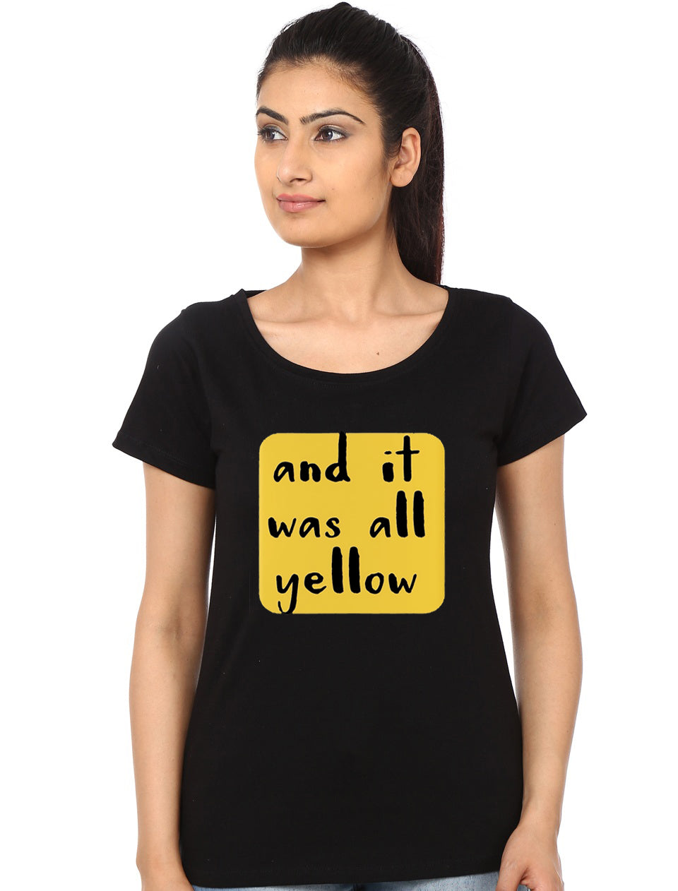 And It Was All Yellow Black Girls T-Shirt Hoodie, Sweatshirt | PureTeeCo.com