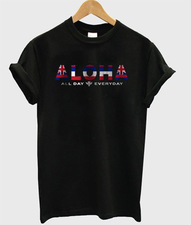 aloha all day everyday t-shirt Hoodie, Sweatshirt | PureTeeCo.com
