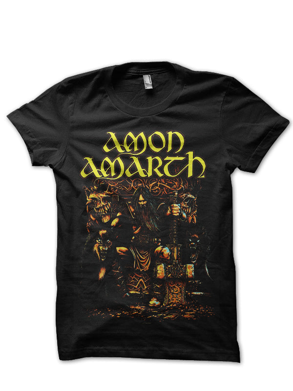 Amon Amarth Black T-Shirt Hoodie, Sweatshirt | PureTeeCo.com