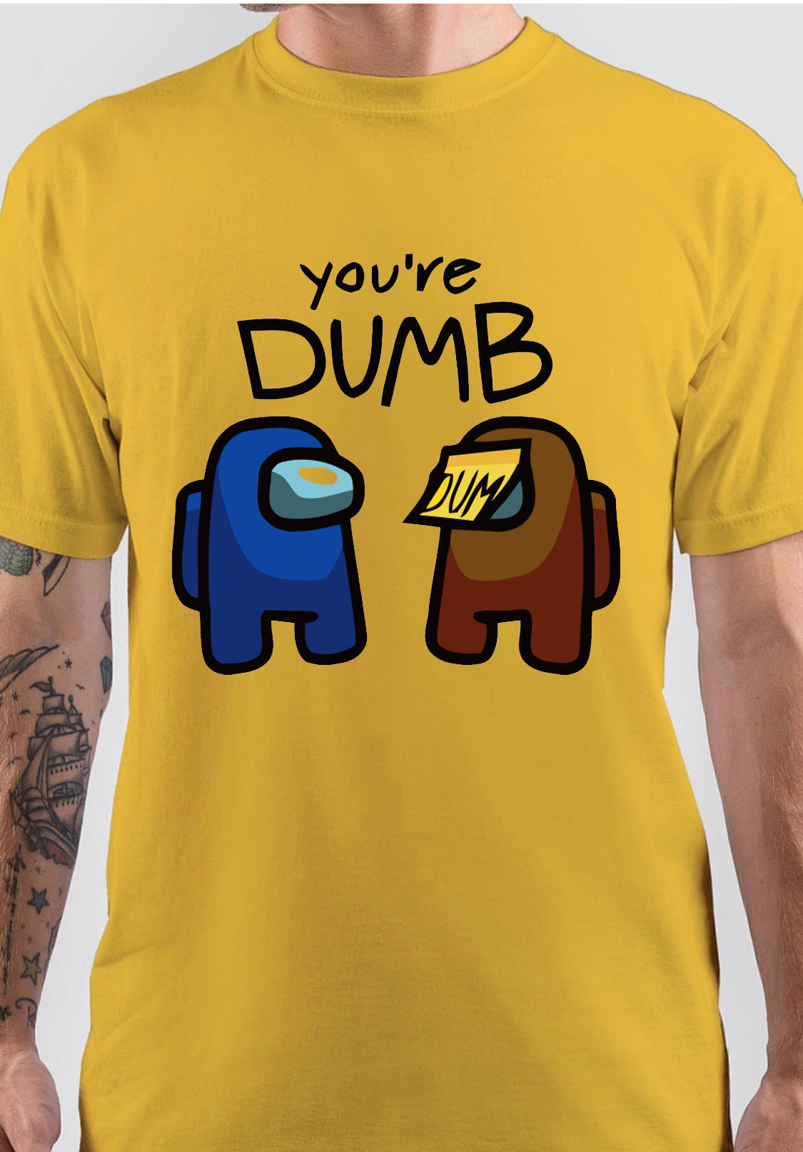 Among Us Game Funny Youâ€™re Dumb T-Shirt Hoodie, Sweatshirt | PureTeeCo.com