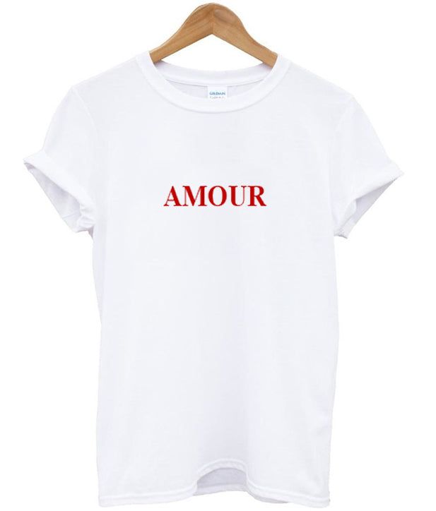 amour font t-shirt Hoodie, Sweatshirt | PureTeeCo.com