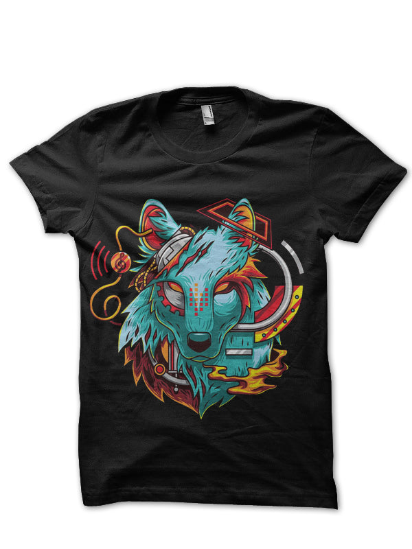 Angga Tantama Wolf Black T-Shirt Hoodie, Sweatshirt | PureTeeCo.com