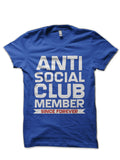 Anti Social Club Royal BlueT-Shirt Hoodie, Sweatshirt | PureTeeCo.com