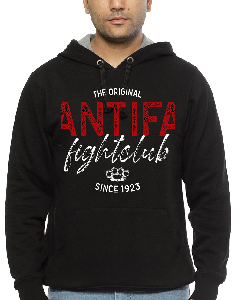 Antifa Fightclub Black Hoodie T-Shirts, Sweatshirt | PureTeeCo.com