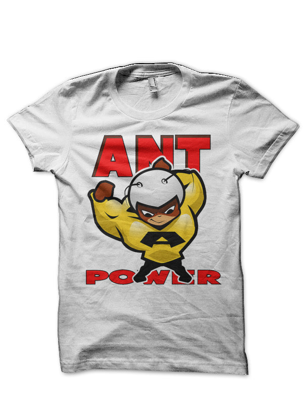 Ant Power White T-Shirt Hoodie, Sweatshirt | PureTeeCo.com