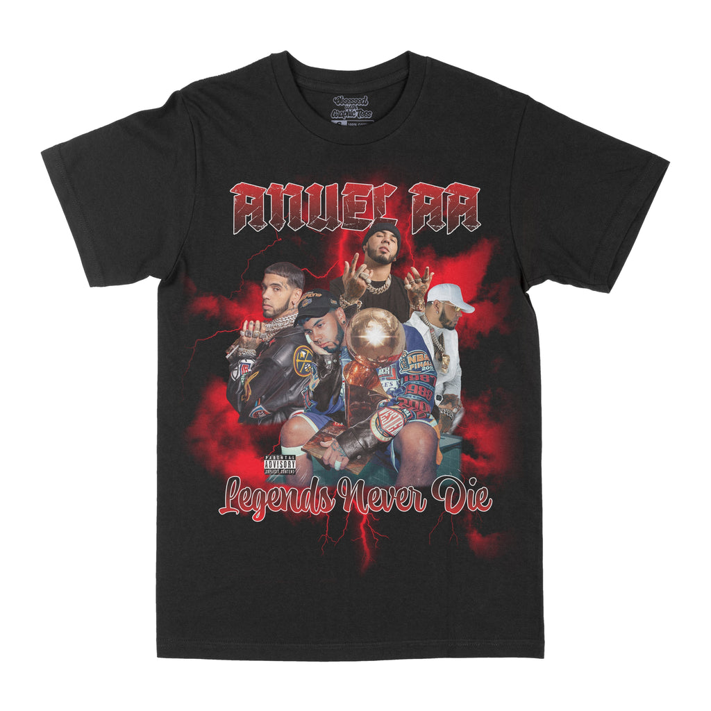 Anuel AA Graphic Tee Hoodie, Sweatshirt | PureTeeCo.com (Image 1)