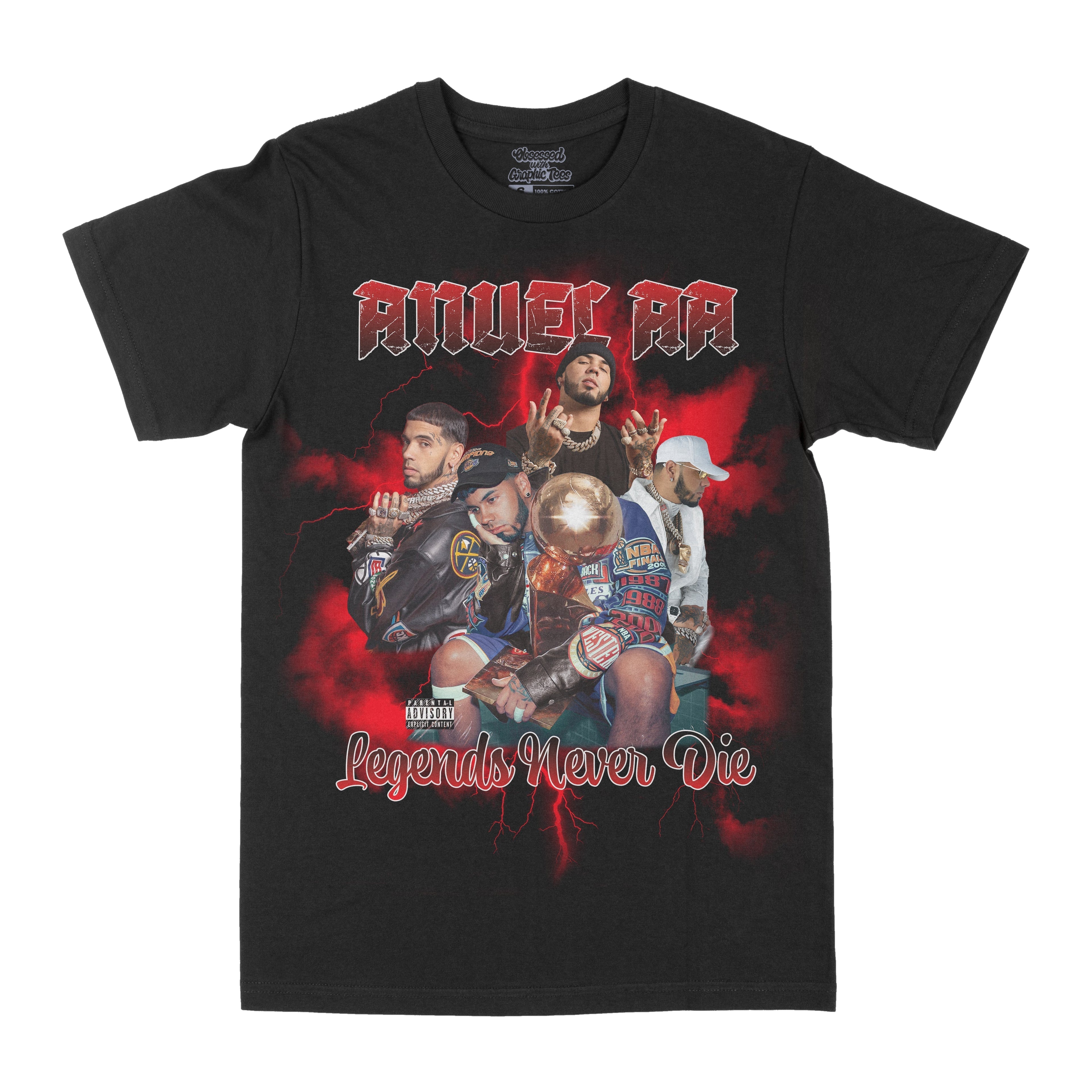 Anuel AA Graphic Tee Hoodie, Sweatshirt | PureTeeCo.com (Image 1)