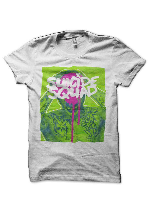 Suicide Squad White T-Shirt Hoodie, Sweatshirt | PureTeeCo.com