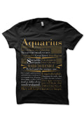 Aquarius Black T-Shirt Hoodie, Sweatshirt | PureTeeCo.com