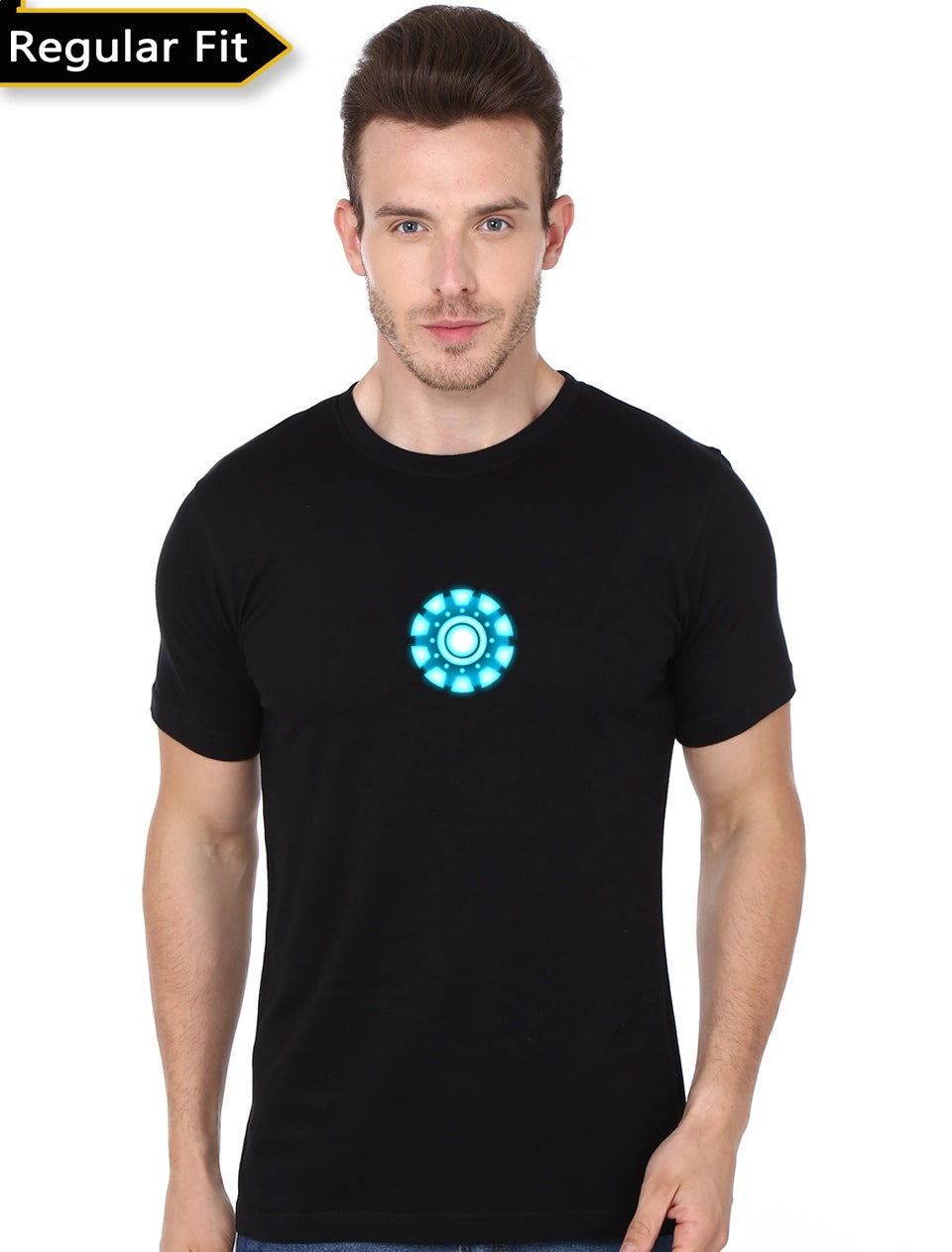 Arc Black Tee Hoodie, Sweatshirt | PureTeeCo.com