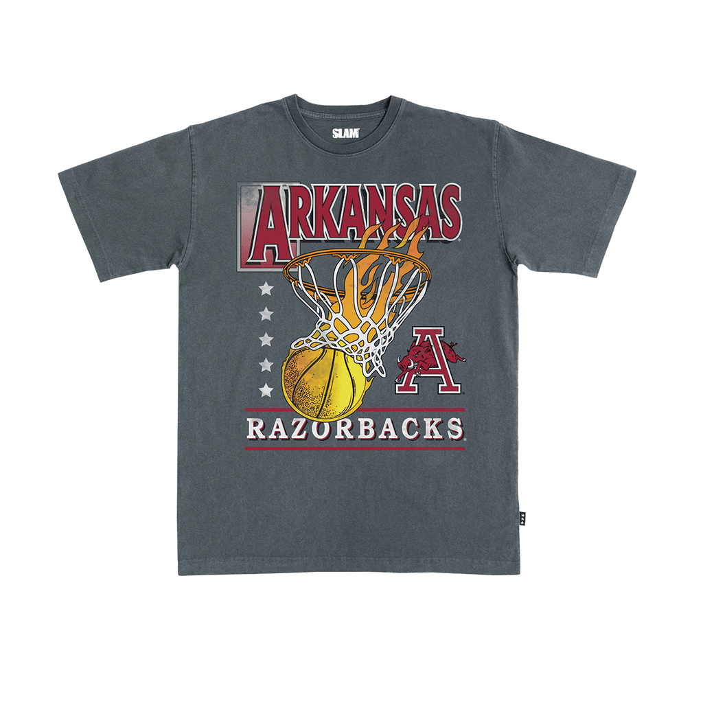 Arkansas Hoops Heavy Tee Hoodie, Sweatshirt | PureTeeCo.com