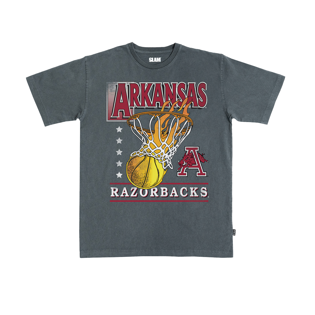 Arkansas Hoops Heavy Tee Hoodie, Sweatshirt | PureTeeCo.com