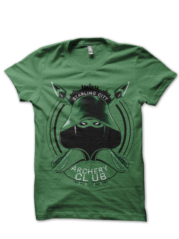 Arrow Green Tee Hoodie, Sweatshirt | PureTeeCo.com