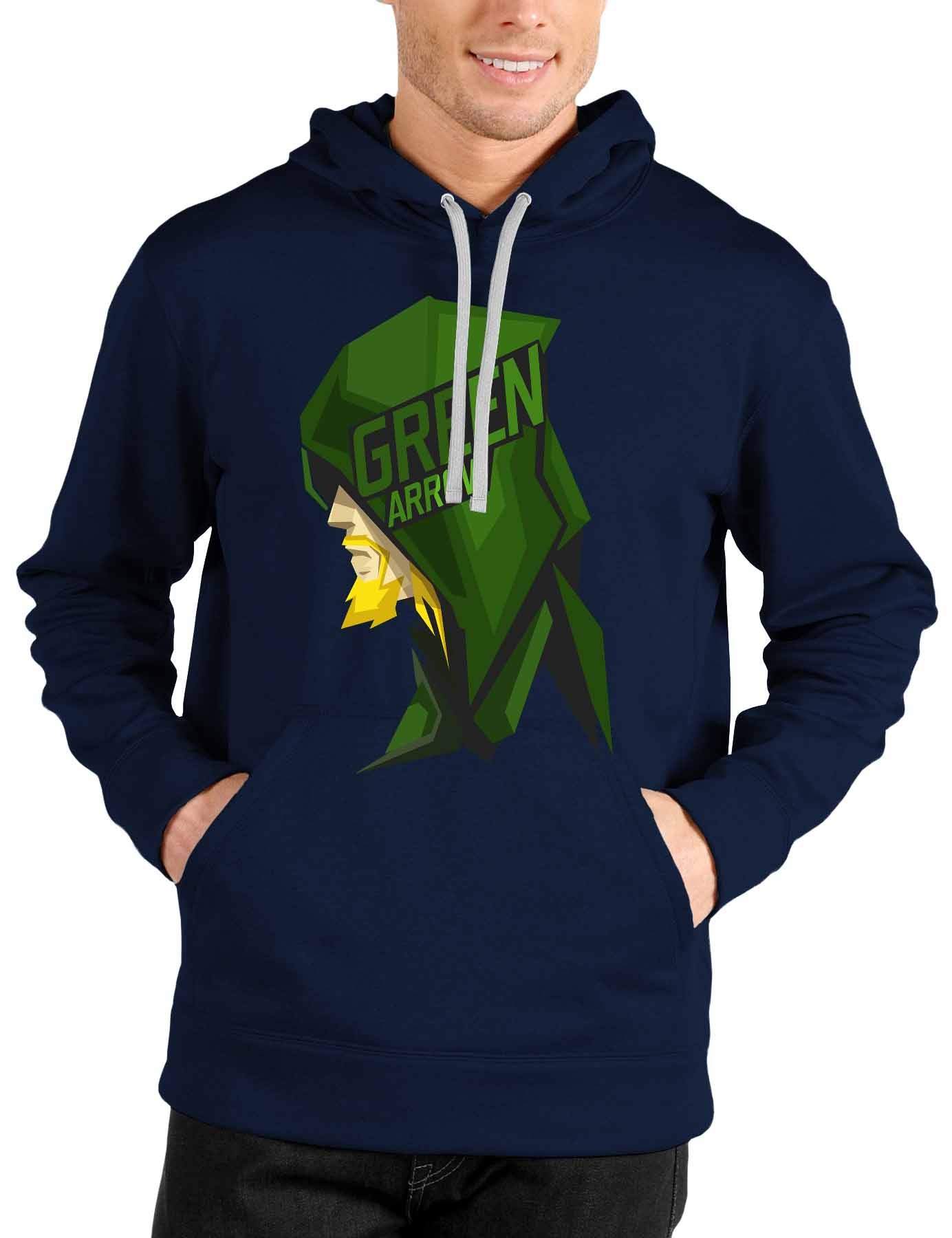 Arrow Navy Blue Hoodie T-Shirts, Sweatshirt | PureTeeCo.com