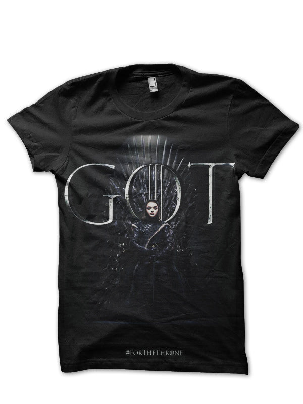 Arya Stark For The Throne T-Shirt Hoodie, Sweatshirt | PureTeeCo.com