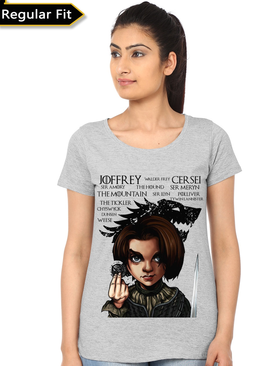Arya Starkâ€™ List Girls Top (All Colours Available) T-Shirts, Hoodie, Sweatshirt | PureTeeCo.com