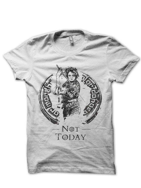 Arya Stark White T-Shirt Style002 Hoodie, Sweatshirt | PureTeeCo.com